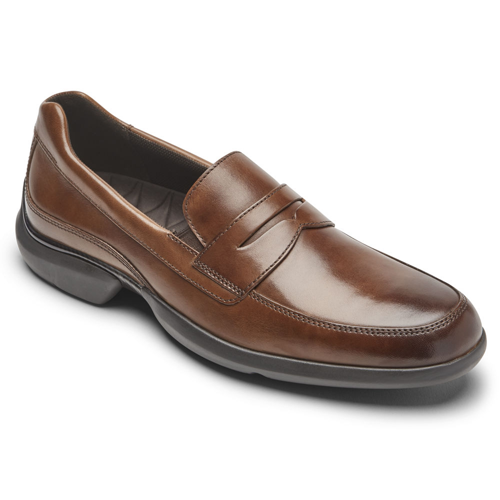 Rockport Loafers Herre Brune - Total Motion Advance Penny - TLWK60148